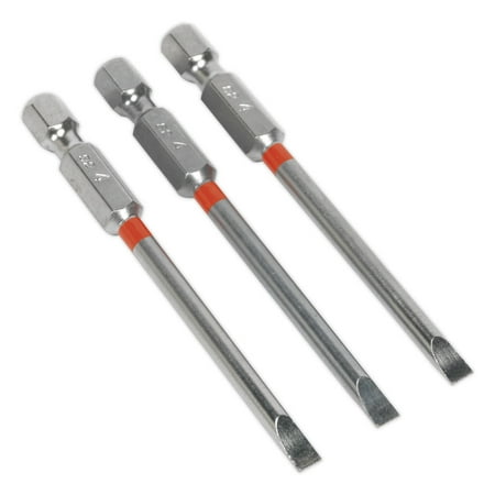 Sealey AK210516 Power Tool Bits Slotted 4mm Colour Coded S2 75mm 3Pc Bit Sets
Sealey AK210516 Power Tool Bits Slotted 4mm Colour Coded S2 75mm 3Pc Bit Sets