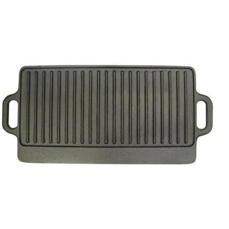 Cast Iron 20 in. Reversible Camping Grill Griddle