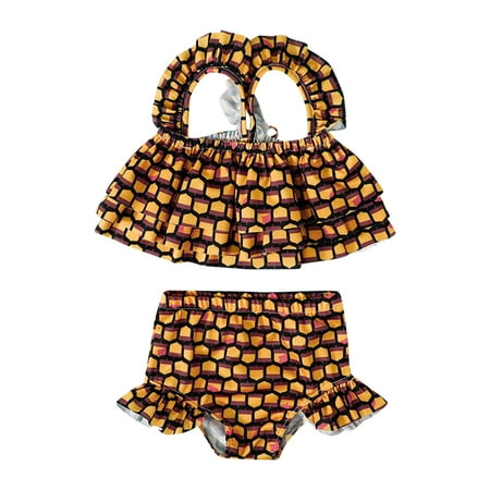 Girls Swimsuit Toddler Summer Girls Bowknot Yellow Black Ruffles Two Piece Swimwear Swimsuit Bikini Swimming Suits for Kids
Girls Swimsuit Toddler Summer Girls Bowknot Yellow Black Ruffles Two Piece Swimwear Swimsuit Bikini Swimming Suits for Kids