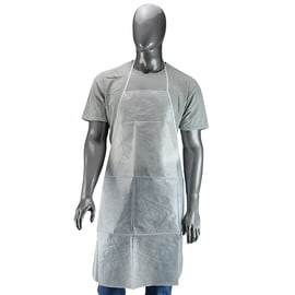 Radnor 28 X 36 White Polypropylene Disposable Apron 100/Case (8 Cases)
