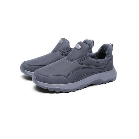 Ymiytan Mens Walking Shoes Non-slip Comfort Shoe Faux Fur Casual Sneaker Work Sneakers Lightweight Slip On Flats Men s Gray 8.5
Ymiytan Mens Walking Shoes Non-slip Comfort Shoe Faux Fur Casual Sneaker Work Sneakers Lightweight Slip On Flats Men s Gray 8.5