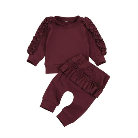 Ma&Baby Toddler Kids Baby Girls Long Sleeve Ruffle Top Sweatshirt Pants 2pcs Outfit Set
Ma&Baby Toddler Kids Baby Girls Long Sleeve Ruffle Top Sweatshirt Pants 2pcs Outfit Set