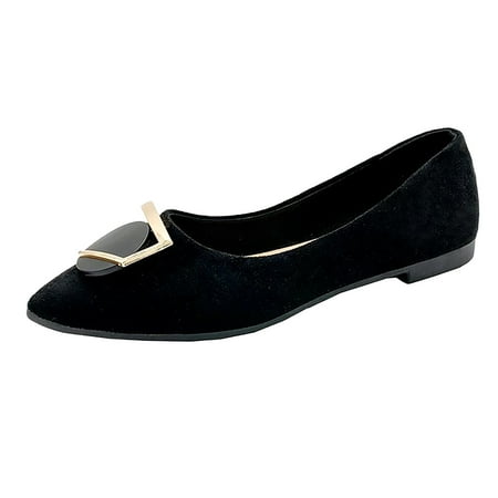 Fsqjgq Womens Casual Dress Shoes Size 8 Leisure Women s Four Seasons Suede Non Slip Flat Pointed Toe Breathable Slip On Lazy Shoes Summer Sandals Women Black 38
Fsqjgq Womens Casual Dress Shoes Size 8 Leisure Women s Four Seasons Suede Non Slip Flat Pointed Toe Breathable Slip On Lazy Shoes Summer Sandals Women Black 38