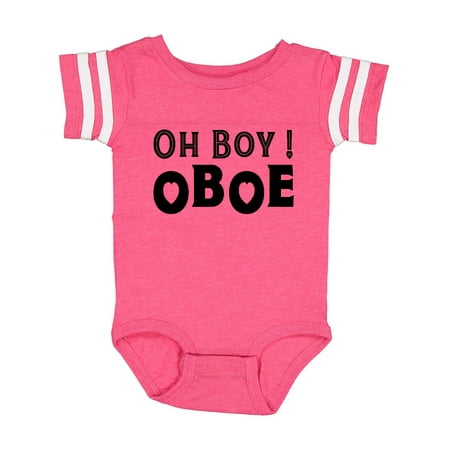 Inktastic Oh Boy Oboe Gift Baby Boy or Baby Girl Bodysuit