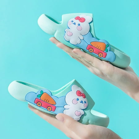Dpityserensio Toddler Slippers Baby Girls Cute Cartoon Dinosaur PVC Soft Non-slip Thick Bottom Outdoor Slippers Green 8-9Years
Dpityserensio Toddler Slippers Baby Girls Cute Cartoon Dinosaur PVC Soft Non-slip Thick Bottom Outdoor Slippers Green 8-9Years