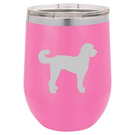 12 oz Double Wall Vacuum Insulated Stainless Steel Stemless Wine Tumbler Glass Coffee Travel Mug With Lid Labradoodle (Hot-Pink)
12 oz Double Wall Vacuum Insulated Stainless Steel Stemless Wine Tumbler Glass Coffee Travel Mug With Lid Labradoodle (Hot-Pink)