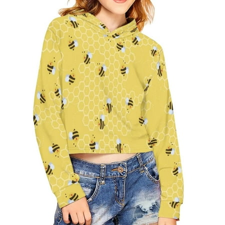 Renewold 13-14 Years Girls Hive Bees Hoodies Cropped Long Sleeve Hoodie Pullover Skin Friendly Crop Tops Sweatshirts Winter Outdoor Workout Short Blouse
Renewold 13-14 Years Girls Hive Bees Hoodies Cropped Long Sleeve Hoodie Pullover Skin Friendly Crop Tops Sweatshirts Winter Outdoor Workout Short Blouse
