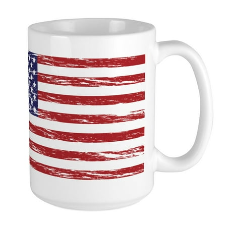 CafePress - American Flag Mug - 15 oz Ceramic Large Mug