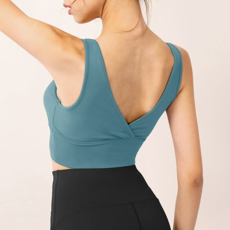 Women Sports Bra Yoga Running Workout Fitness Vest Deep V Back Padded Non-wire Crop Tops for Gym Home
Women Sports Bra Yoga Running Workout Fitness Vest Deep V Back Padded Non-wire Crop Tops for Gym Home