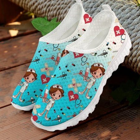 Toyella New Sports Casual And Lightweight Men s And Women s Cute Cartoon Nurse Printed Mesh Shoes Blue 37
Toyella New Sports Casual And Lightweight Men s And Women s Cute Cartoon Nurse Printed Mesh Shoes Blue 37