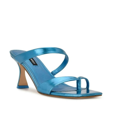 NINE WEST Female Adult Women 9.5 PADMA3-MBL Metallic Blue