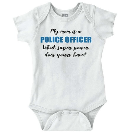 Mom Police Officer Superhero Adorable Baby Newborn Baby Boy Girl Romper Brisco Brands
Mom Police Officer Superhero Adorable Baby Newborn Baby Boy Girl Romper Brisco Brands