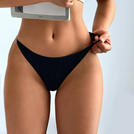 Cathalem Cotton Underwear Women Bikini Seamless Seamless Thongs For Women Underwear Lady Low Waist Thong Underwear Women Pack Underpants Black Large
Cathalem Cotton Underwear Women Bikini Seamless Seamless Thongs For Women Underwear Lady Low Waist Thong Underwear Women Pack Underpants Black Large