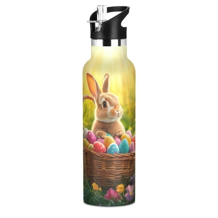Kids Insulated Stainless Steel Sports Water Bottle 600ml (20oz) BPA-Free A Easter Bunny 
Kids Insulated Stainless Steel Sports Water Bottle 600ml (20oz) BPA-Free A Easter Bunny