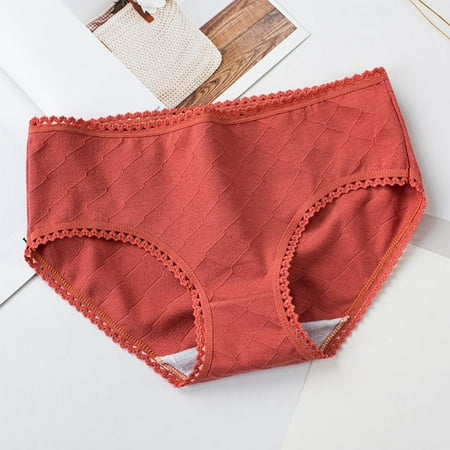 2-Pack Women Low Waist Seamless Panties Breathable Cotton Lace Briefs Solid Elastic Underpants Underwear
2-Pack Women Low Waist Seamless Panties Breathable Cotton Lace Briefs Solid Elastic Underpants Underwear