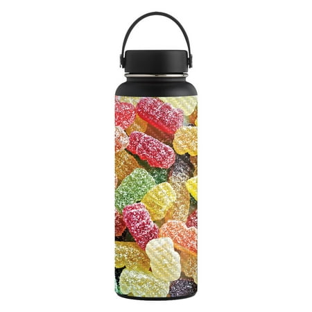 Carbon Fiber Skin for Hydro Flask 40 oz. Wide Mouth sticker Sour Candy