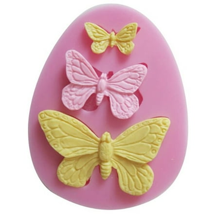 Butterfly Mold Silicone Baking Accessories 3D DIY Mould Fondant Cake DecoratiWL