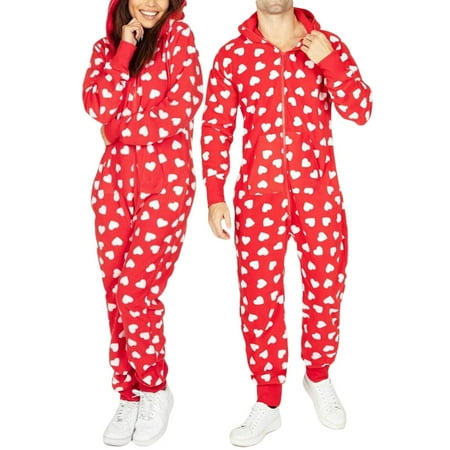 Women Men Couples Jumpsuit Pajamas Print Hooded PJs Long Sleeve Zipper-Up Long Romper Sleepwear
Women Men Couples Jumpsuit Pajamas Print Hooded PJs Long Sleeve Zipper-Up Long Romper Sleepwear