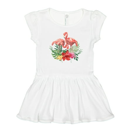 Inktastic Summer Flamingo Gift Toddler Girl Dress
