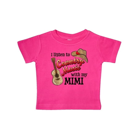 Inktastic I Listen to Country Music with my Mimi Guitar and Hat Gift Baby Boy or Baby Girl T-Shirt
Inktastic I Listen to Country Music with my Mimi Guitar and Hat Gift Baby Boy or Baby Girl T-Shirt
