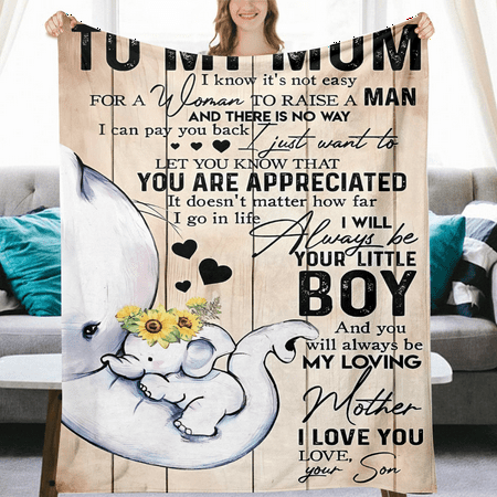 Blankets Gift for Mom Mother s Day Anniversary Wedding Gifts for Mom Christmas Birthday Gift for Mom Gifts for Mom from Daughter Son XL-150*200cm
Blankets Gift for Mom Mother s Day Anniversary Wedding Gifts for Mom Christmas Birthday Gift for Mom Gifts for Mom from Daughter Son XL-150*200cm
