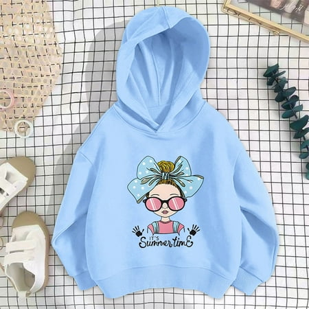 Lilgiuy Hoodies for Girls Boys Cartoon Graphic Sweatshirt Solid Color Hooded Long Sleeve Casual Loose Pullover Tops Holiday Wear(Blue 7-8 Years)
Lilgiuy Hoodies for Girls Boys Cartoon Graphic Sweatshirt Solid Color Hooded Long Sleeve Casual Loose Pullover Tops Holiday Wear(Blue 7-8 Years)