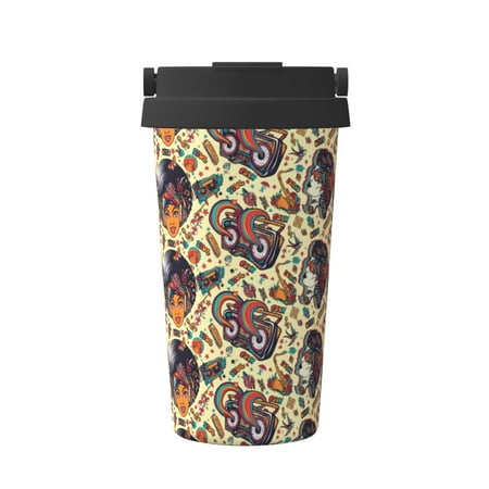 Pofeuu Fashion Hippie Girl Print Coffee Mug Iced Coffee Tumbler Cup Double Wall Vacuum Leak-Proof Thermos Mug CoffeeThermos Travel Mug
Pofeuu Fashion Hippie Girl Print Coffee Mug Iced Coffee Tumbler Cup Double Wall Vacuum Leak-Proof Thermos Mug CoffeeThermos Travel Mug