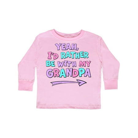 Inktastic Yeah I d Rather be with My Grandpa in Pink Blue and Purple Gift Toddler Boy or Toddler Girl Long Sleeve T-Shirt
Inktastic Yeah I d Rather be with My Grandpa in Pink Blue and Purple Gift Toddler Boy or Toddler Girl Long Sleeve T-Shirt