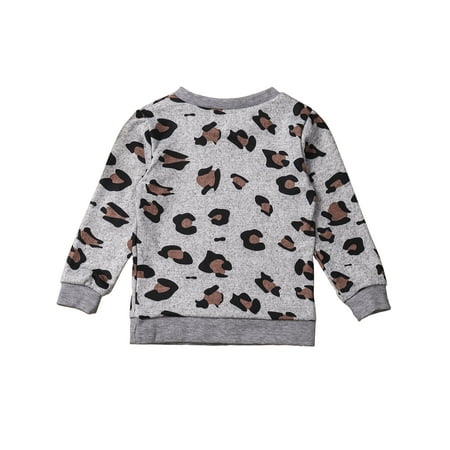 Parent-child Outfit T-Shirt Leopard Letters Print Long Sleeve Pullover Sweater Tops Blouse Family Clothes
Parent-child Outfit T-Shirt Leopard Letters Print Long Sleeve Pullover Sweater Tops Blouse Family Clothes
