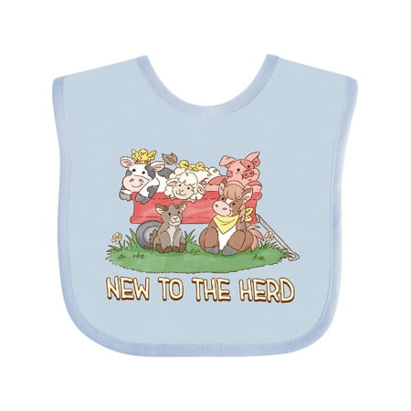 Inktastic New to the Herd Cute Baby Farm Animals in Wagon Gift Baby Boy or Baby Girl Bib
Inktastic New to the Herd Cute Baby Farm Animals in Wagon Gift Baby Boy or Baby Girl Bib