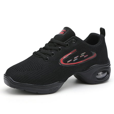 Dance Sneakers for Women Jazz Shoes Breathable Air Cushion Lady Split Sole Athletic Walking Modern Dance Shoes Black 39
Dance Sneakers for Women Jazz Shoes Breathable Air Cushion Lady Split Sole Athletic Walking Modern Dance Shoes Black 39