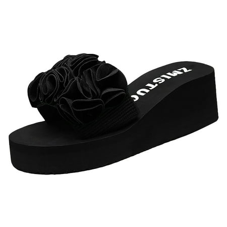 Womens Sandals Women S Summer New Slope Heel Non Slip Hand Flower Beach Shoes Women S Sandals Eva Black 37
Womens Sandals Women S Summer New Slope Heel Non Slip Hand Flower Beach Shoes Women S Sandals Eva Black 37