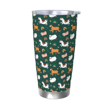 Uemuo Farmhouse Animals Print Travel Coffee Mug 20oz Double-walled Car Cup Stainless Steel Insulated Tumbler Leak-proof Travel Cup Reusable Straw Car Cup-Without Straw
Uemuo Farmhouse Animals Print Travel Coffee Mug 20oz Double-walled Car Cup Stainless Steel Insulated Tumbler Leak-proof Travel Cup Reusable Straw Car Cup-Without Straw