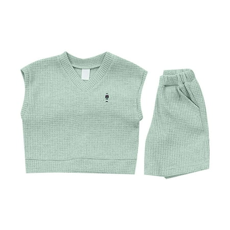 Children Summer Style Vest Sleeveless Shorts 2PCS Cotton Sports Casual Outwear 0-5 Years Kids Child Clothing Streetwear Dailywear Outwear
Children Summer Style Vest Sleeveless Shorts 2PCS Cotton Sports Casual Outwear 0-5 Years Kids Child Clothing Streetwear Dailywear Outwear