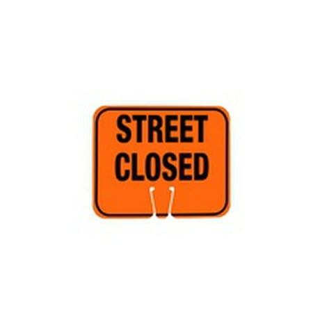 Cortina 03-550-SSC Cone Sign Street Closed (black on orange) Single-Sided (15 Pack)
Cortina 03-550-SSC Cone Sign Street Closed (black on orange) Single-Sided (15 Pack)