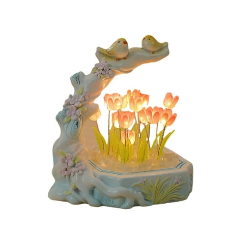 Jiledu Tulip Night Light - Handmade Simulation Flower Bedroom Ornament Sleeping Table Lamp Gift for Kids Couples Friends
Jiledu Tulip Night Light - Handmade Simulation Flower Bedroom Ornament Sleeping Table Lamp Gift for Kids Couples Friends