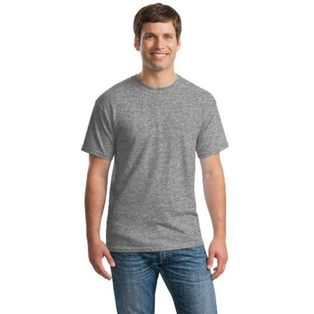 5000 Mens Heavy 100 Percent Cotton T-Shirt, Graphite Heather - Extra Large