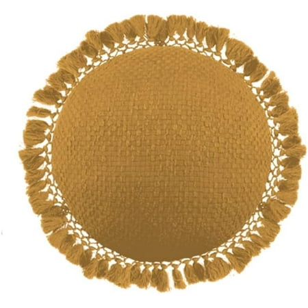 Decorative Pillow Round Cotton Pillow with Tassels Throw Pillows for Couch or Bed Boho Home Decor 16x16 inch (Tufted Medallion Collection Gold)
Decorative Pillow Round Cotton Pillow with Tassels Throw Pillows for Couch or Bed Boho Home Decor 16x16 inch (Tufted Medallion Collection Gold)