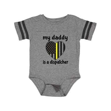 Inktastic Dispatcher Dad Emergency Gold Line Flag Gift Baby Boy or Baby Girl Bodysuit
Inktastic Dispatcher Dad Emergency Gold Line Flag Gift Baby Boy or Baby Girl Bodysuit
