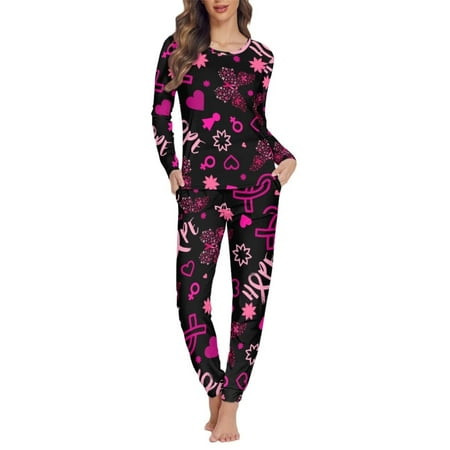 Renewold Pink Ribbon Hearts Women Pajama Set Breast Cancer Awareness 2 Pieces Loose Fitting Pj Clothing Birthday Gifts Leisure Loungewear Nightwear Shirt Size L
Renewold Pink Ribbon Hearts Women Pajama Set Breast Cancer Awareness 2 Pieces Loose Fitting Pj Clothing Birthday Gifts Leisure Loungewear Nightwear Shirt Size L