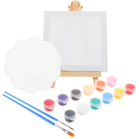 1 Set of Acrylic Paint Set Miniature Easel Wooden Display Stand DIY Canvas Easel Paint Supply
1 Set of Acrylic Paint Set Miniature Easel Wooden Display Stand DIY Canvas Easel Paint Supply