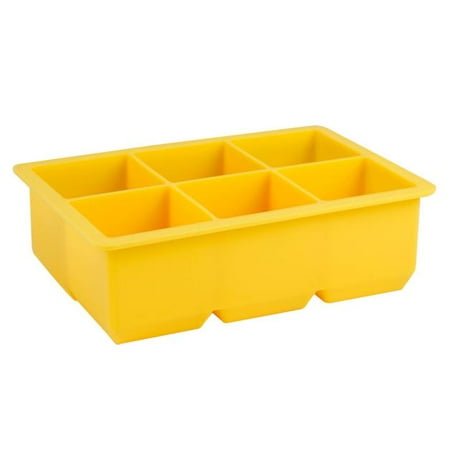 6-Cavity Large Silicone Drink Ice Cube Pudding Jelly Soap Mold Mould Tray Tool