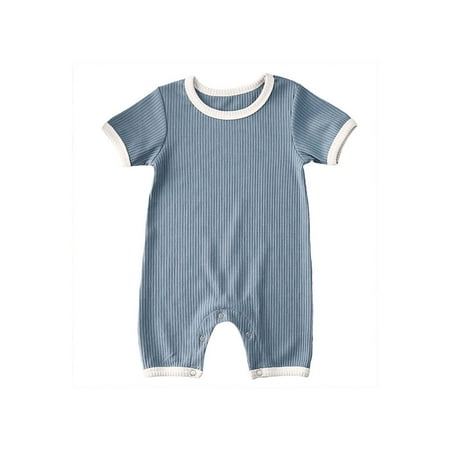 One opening Newborn Baby Jumpsuit Sleeveless Rib Knit Children´s one-piece Sunscreen
One opening Newborn Baby Jumpsuit Sleeveless Rib Knit Children´s one-piece Sunscreen
