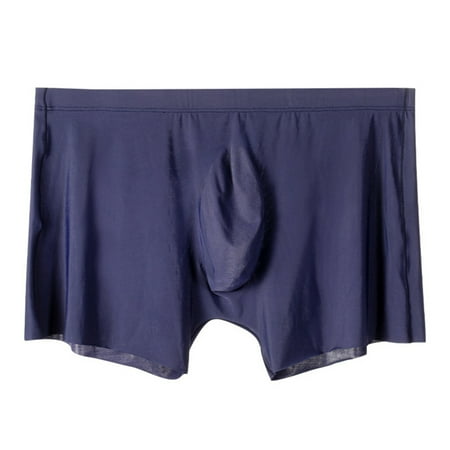 Breathable Men s Underwear Soft Comfortable Underwear Trunks Ice Silk Boxer Shorts For Men XL Navy Blue
Breathable Men s Underwear Soft Comfortable Underwear Trunks Ice Silk Boxer Shorts For Men XL Navy Blue