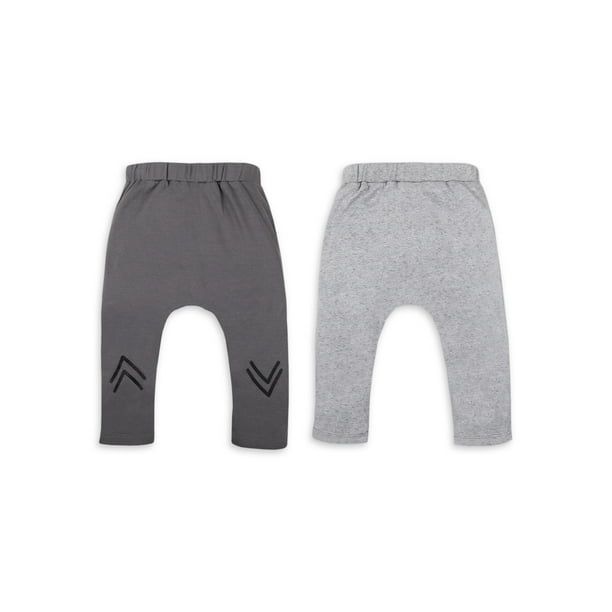 Little Star Organic Baby Boy Pure Organic Pants, Leggings, Joggers, 2 Pack