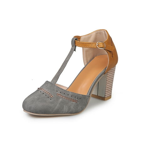Sanviglor Women Heeled Sandals Summer Fashion Sandal Ankle Strap High Heels Party Casual Non Slip Dressy Shoe Comfort T-strap Shoes Gray 8
Sanviglor Women Heeled Sandals Summer Fashion Sandal Ankle Strap High Heels Party Casual Non Slip Dressy Shoe Comfort T-strap Shoes Gray 8