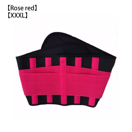 Women Waist Trainer Fitness Exercise Adjustable Waist Support Brace Workout Lumbar Shaper xxxL Rose Red
Women Waist Trainer Fitness Exercise Adjustable Waist Support Brace Workout Lumbar Shaper xxxL Rose Red