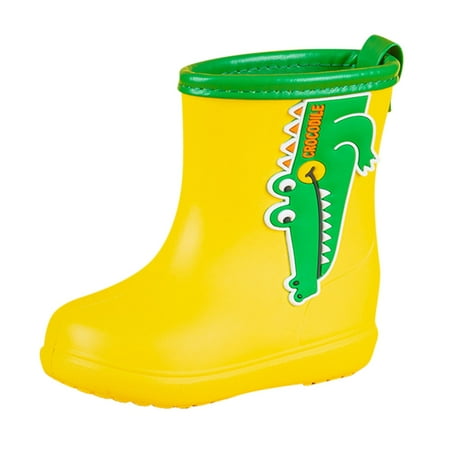 Cartoon Children Rain Boots Non-Slip Children Water Shoes Classic Children Rainboots Waterproof Rain Boots Kids Baby Cartoon Shoes