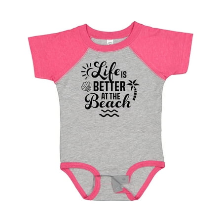 Inktastic Life is Better at the Beach with Sunshine Seashell and Palm Trees Gift Baby Boy or Baby Girl Bodysuit
Inktastic Life is Better at the Beach with Sunshine Seashell and Palm Trees Gift Baby Boy or Baby Girl Bodysuit