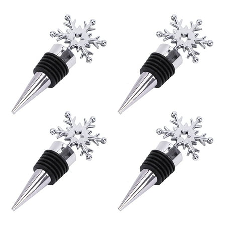 HOMEMAXS 4pcs Creative Stainless Steel Snowflake Shaped Wine Bottle Stoppers (Silver)
HOMEMAXS 4pcs Creative Stainless Steel Snowflake Shaped Wine Bottle Stoppers (Silver)